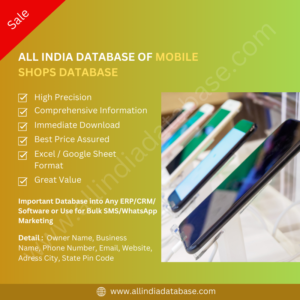 All India Database Of Mobile Shops