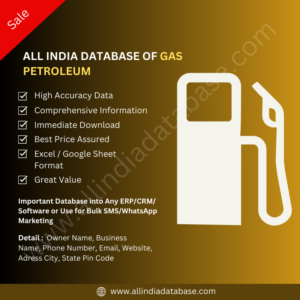 All India Database Of Gas Petroleum