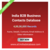 India B2B Business Contacts Database – 4,00,00,000 Records (2026)