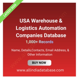 USA Warehouse & Logistics Automation Companies Database – 1,000+ Records