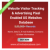 Website Visitor Tracking & Advertising Pixel Enabled US Websites Database – 5,00,000+ Records
