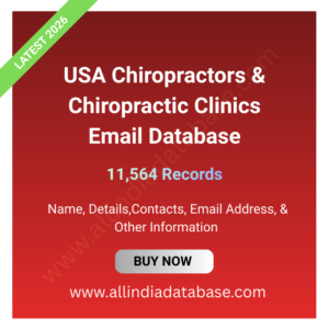 USA Chiropractors & Chiropractic Clinics Email Database – 11,564 Records