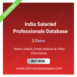 India Salaried Professionals Database – 2 Crore Records (2026)