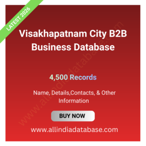 Visakhapatnam City B2B Business Database – 4,500 Records
