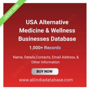 USA Alternative Medicine & Wellness Businesses Database – 1,000+ Records