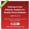 Heatmap & User Behavior Analytics for Shopify Stores Database – 1,000+ Records