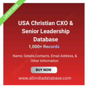 USA Christian CXO & Senior Leadership Database – 1,000+ Records