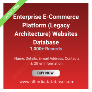 Enterprise E-Commerce Platform (Legacy Architecture) Websites Database – 1,000+ Records