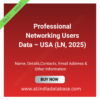 Professional Networking Users Data – USA (LN, 2025)