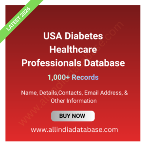 USA Diabetes Healthcare Professionals Database – 1,000+ Records