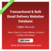 Transactional & Bulk Email Delivery Websites Database – 1,000+ Records