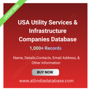 USA Utility Services & Infrastructure Companies Database – 1,000+ Records
