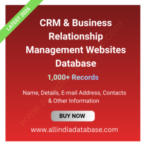 CRM & Business Relationship Management Websites Database – 1,000+ Records