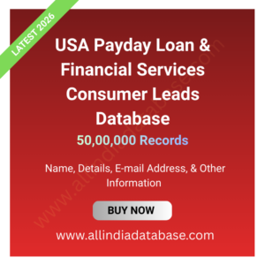 USA Payday Loan & Financial Services Consumer Leads Database – 50,00,000 Records