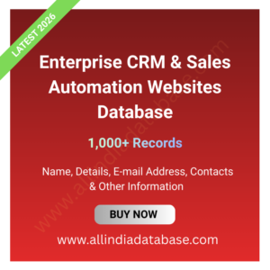 Enterprise CRM & Sales Automation Websites Database – 1,000+ Records