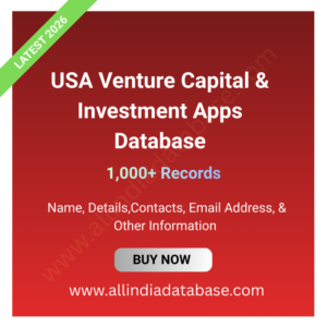 USA Venture Capital & Investment Apps Database – 1,000+ Records