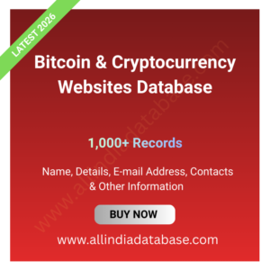 Bitcoin & Cryptocurrency Websites Database – 1,000+ Records