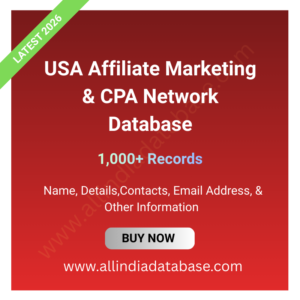 USA Affiliate Marketing & CPA Network Database – 1,000+ Records