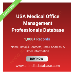 USA Medical Office Management Professionals Database – 1,000+ Records