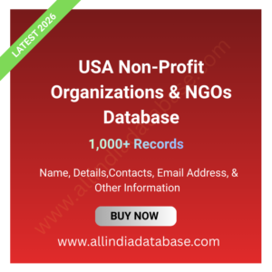 USA Non-Profit Organizations & NGOs Database – 1,000+ Records