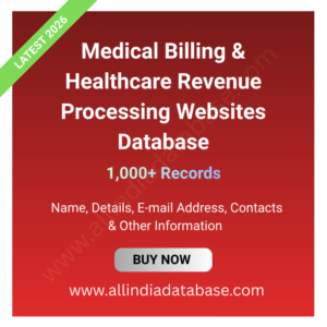 Medical Billing & Healthcare Revenue Processing Websites Database – 1,000+ Records